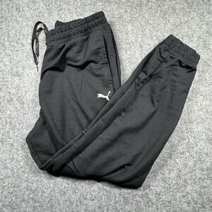 Puma Way 1 Joggers 671207‑01 Womens Medium Black Athletic Sweatpants Tapered Fit